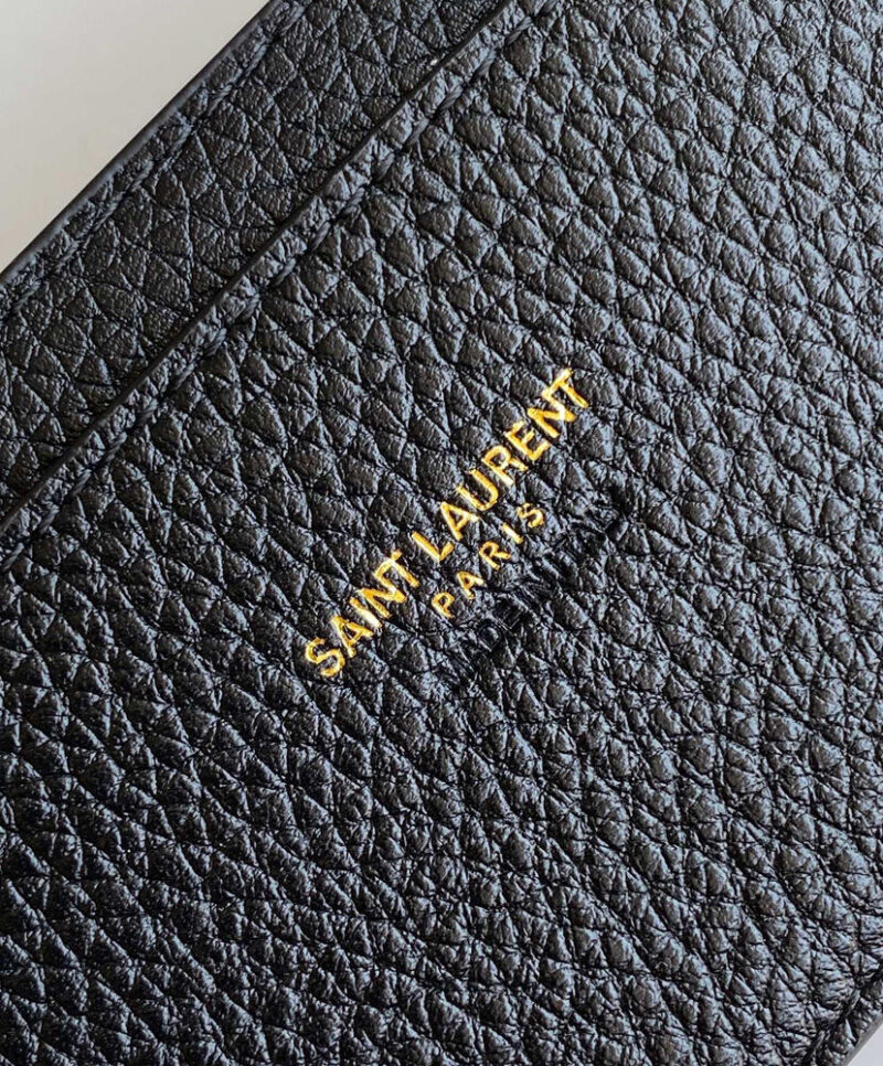 Saint Laurent Paris Vii Small Hobo In Grained Leather Black